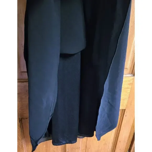 Dana Kay Womens Fit & Flare Little Black Dress Mid Length Plus Size 16W - Picture 6 of 10